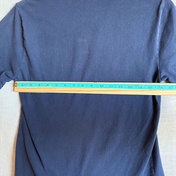 Red Pony Logo Polo Ralph Lauren Men T-Shirt Size L Navy Blue Classic Preppy Y2K - Picture 5 of 7